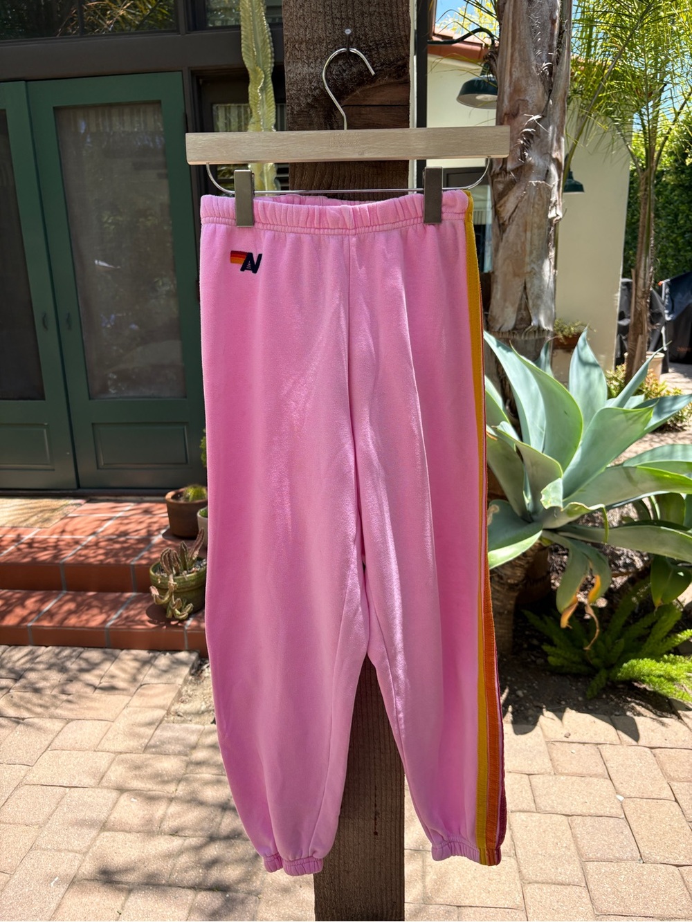 Aviator Nation pink sweats size xs